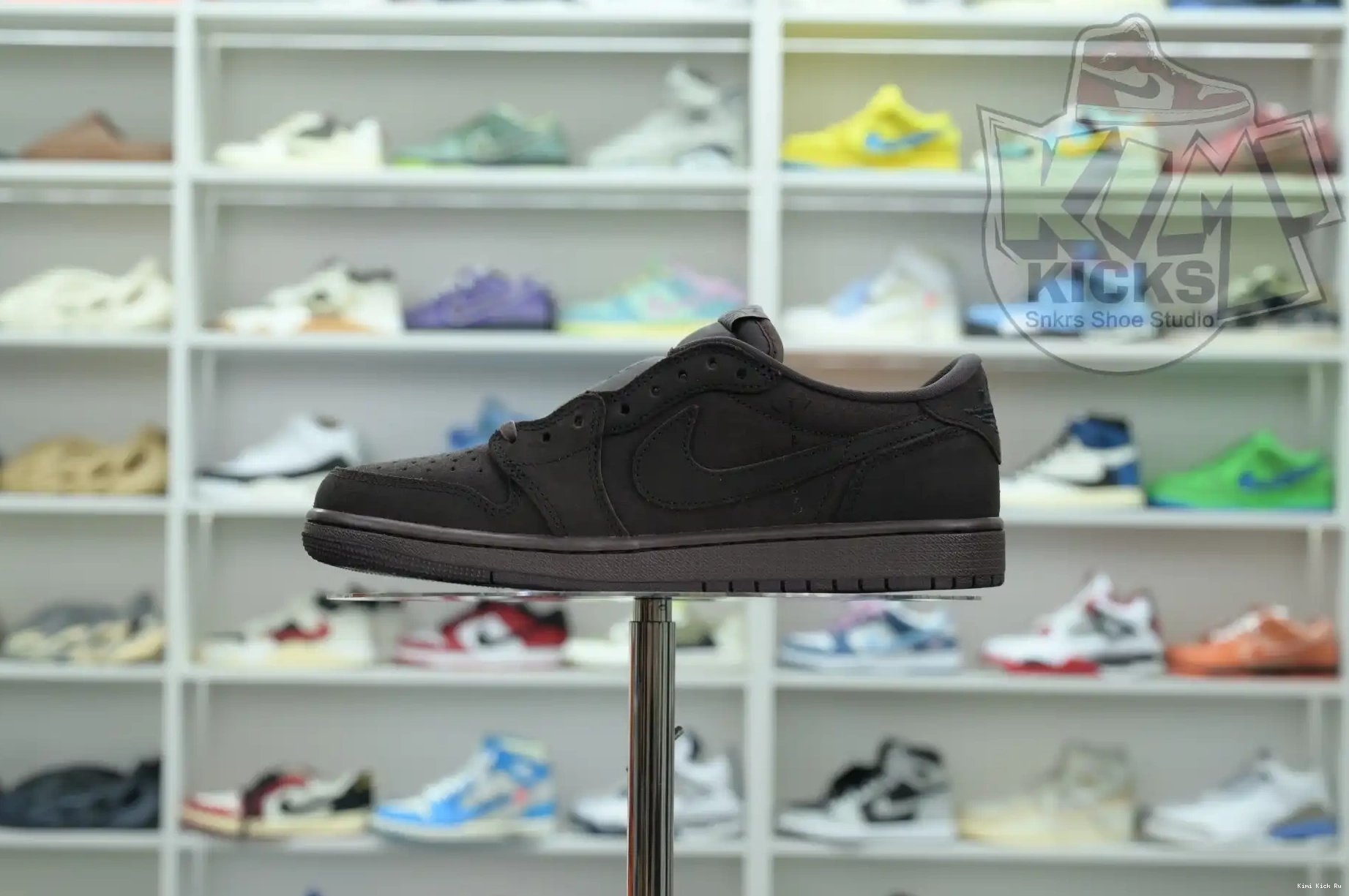 Jordan Kimikick Jordan Air Scott Travis 1 Low Brown” OG“Velvet x 0408